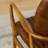 Mid-Century Modern Genuine Leather Solid Ash Chair-1380037452