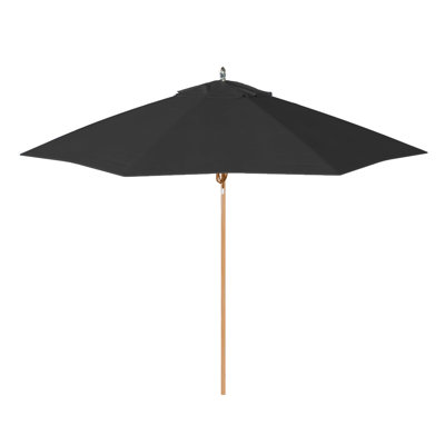 Parasol de patio en teck 9 pi