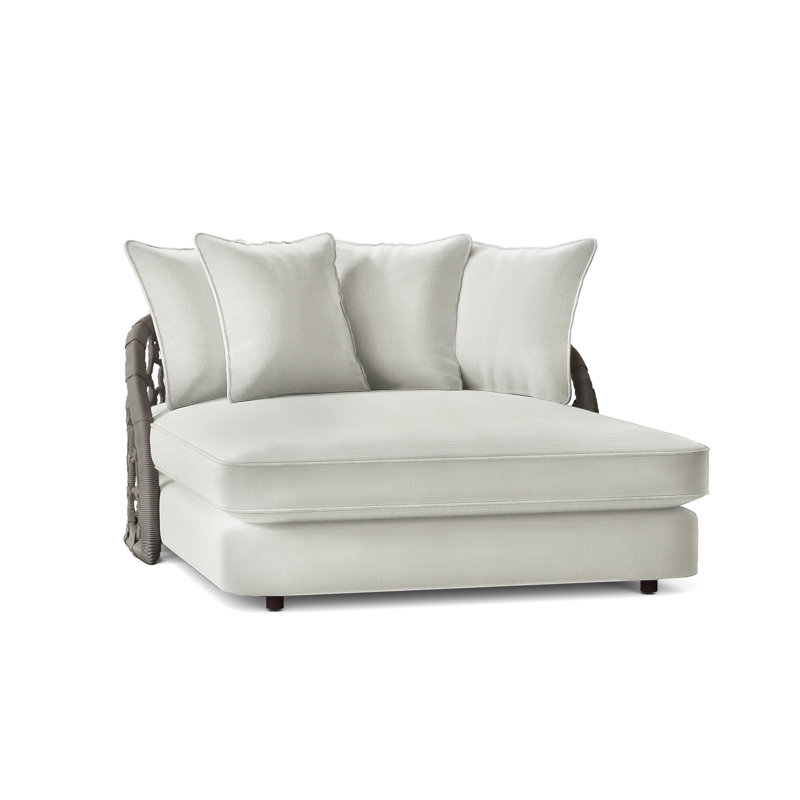 Bali Outdoor Patio Daybed, Cream Linen 6025-002