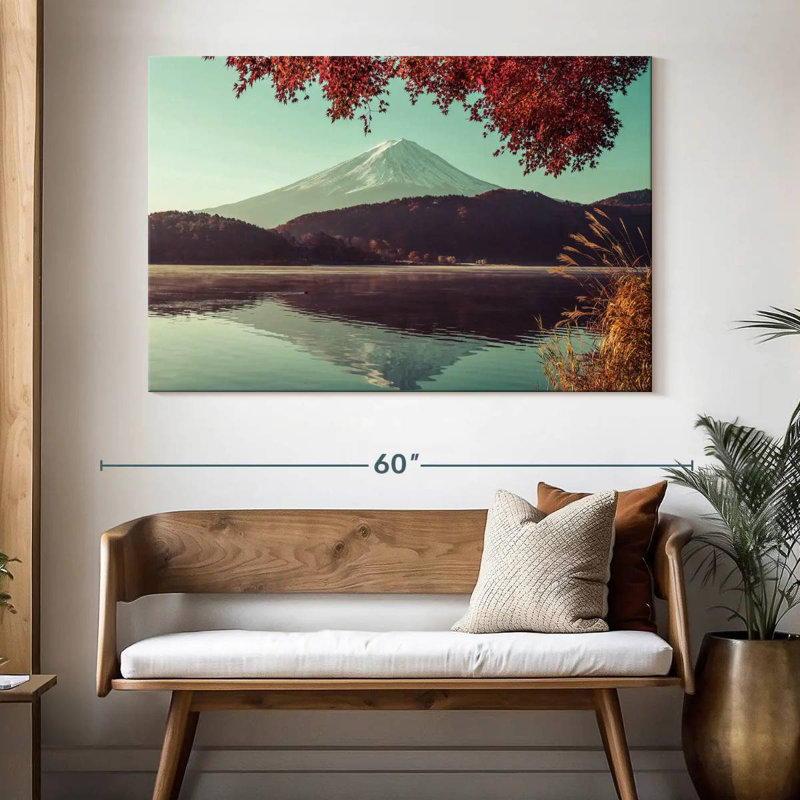 Alvord, mont Fuji en automne, H 34 po x l 51 po