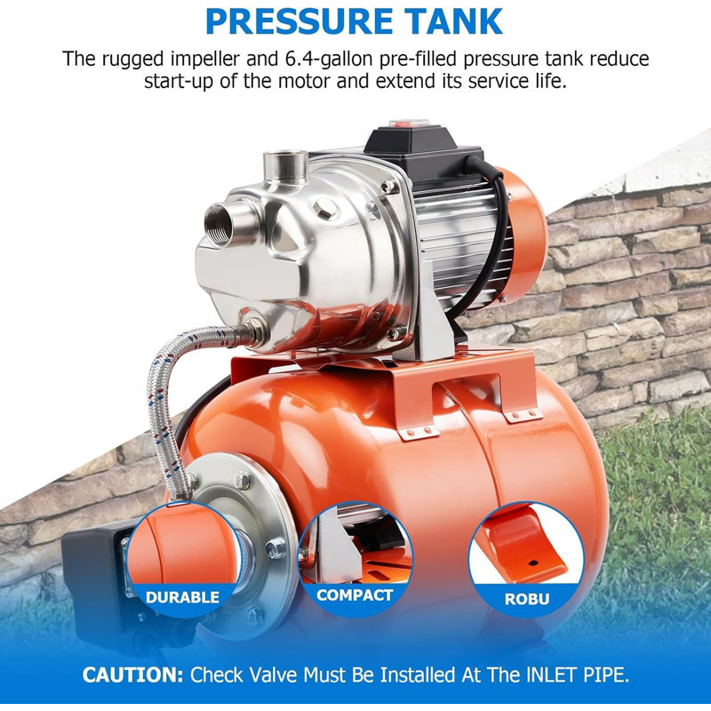 No Power Source Required / Manual Pump
