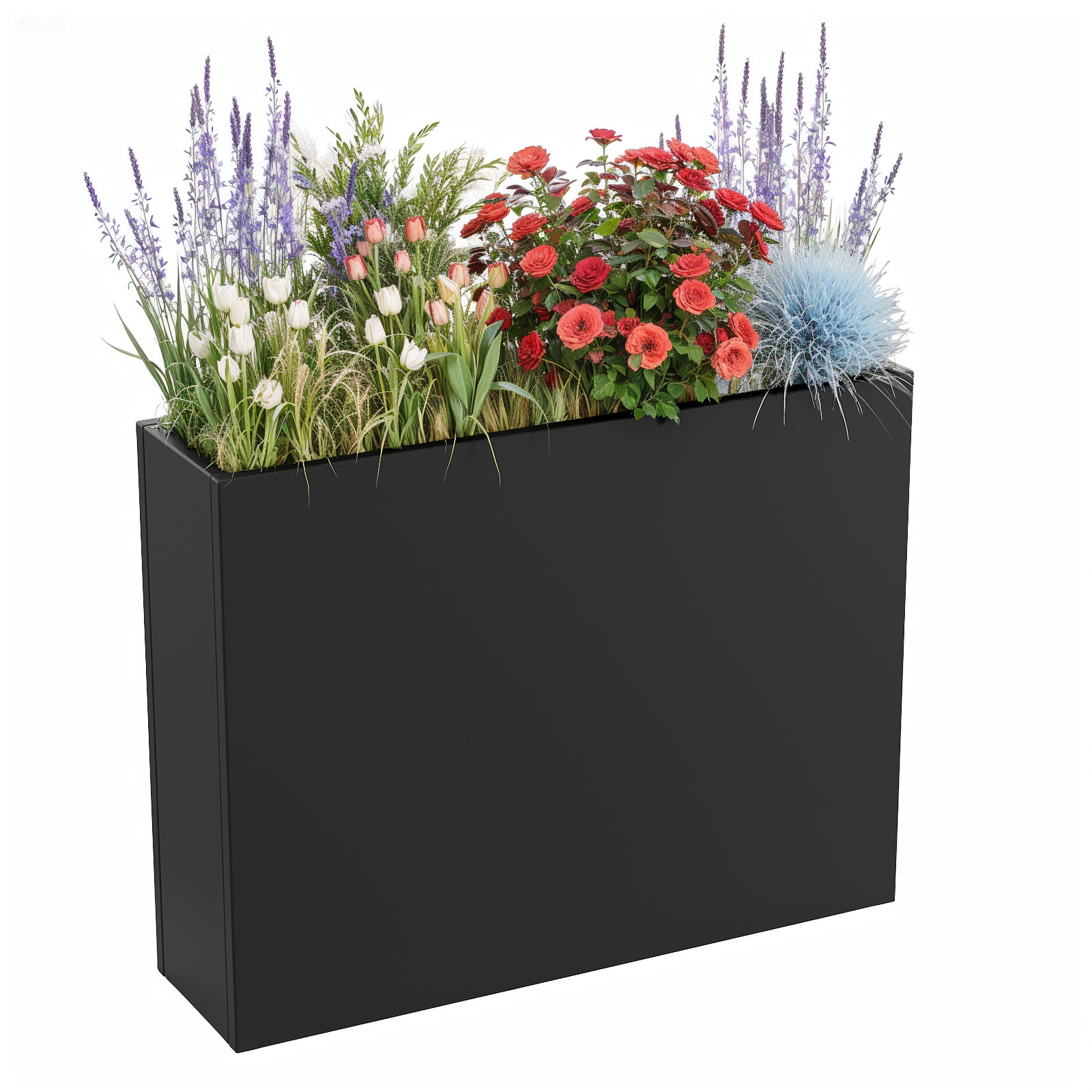 Latitude Run® 38" Rectangular Metal Planter Box | Wayfair
