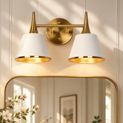 Luminaire de salle de bain moderne à intensité variable Kennesaw