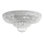 Petit Crystal Deluxe 21 Light 30.5in x 15.5in Flush Mount in Polished Gold with Clear Radiance Crystals