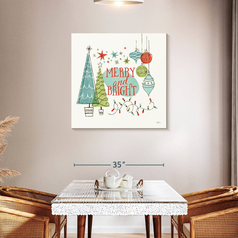 Lelend Retro Christmas VI, H 36 po x l 36 po
