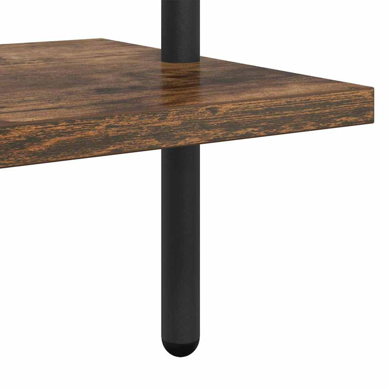  Bookshelf Old Wood Engineered Wood, (6 Shelves) 203cm H x 60cm W x 24cm D, Artisan Oak