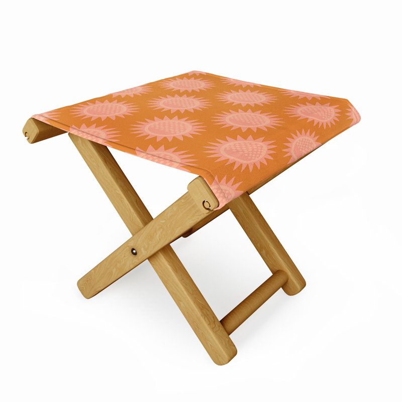 Solares Folding Camping Stool, Socal Orange