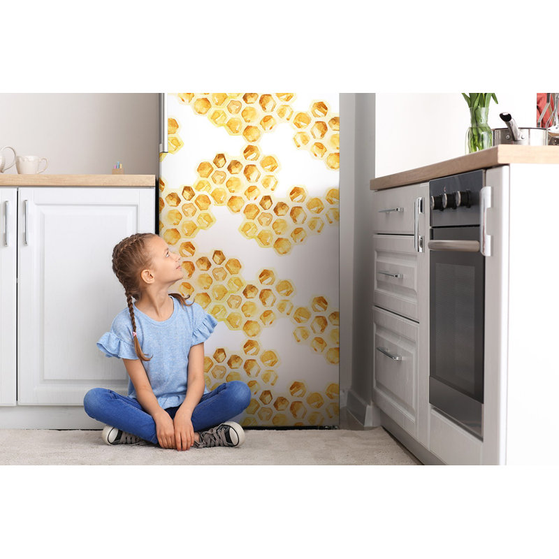 Abstract Non-Wall Damaging Door Decal