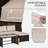 Hudak Wicker 3 - Person Patio Conversation Sets with Cushions-98115433