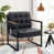 Black Faux Leather