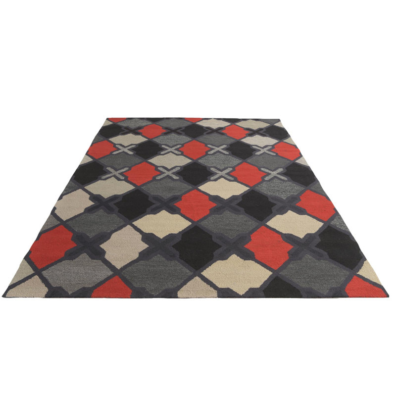 Tapis noir Otto