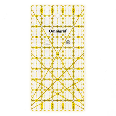 Règle de courtepointe et à coudre rectangulaire Omnigrid 5 po x 10 po