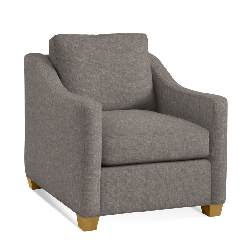 Oliver Chair, Brown Geometric, 0456-33, Honey Finish
