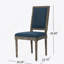 Chaise en tissu