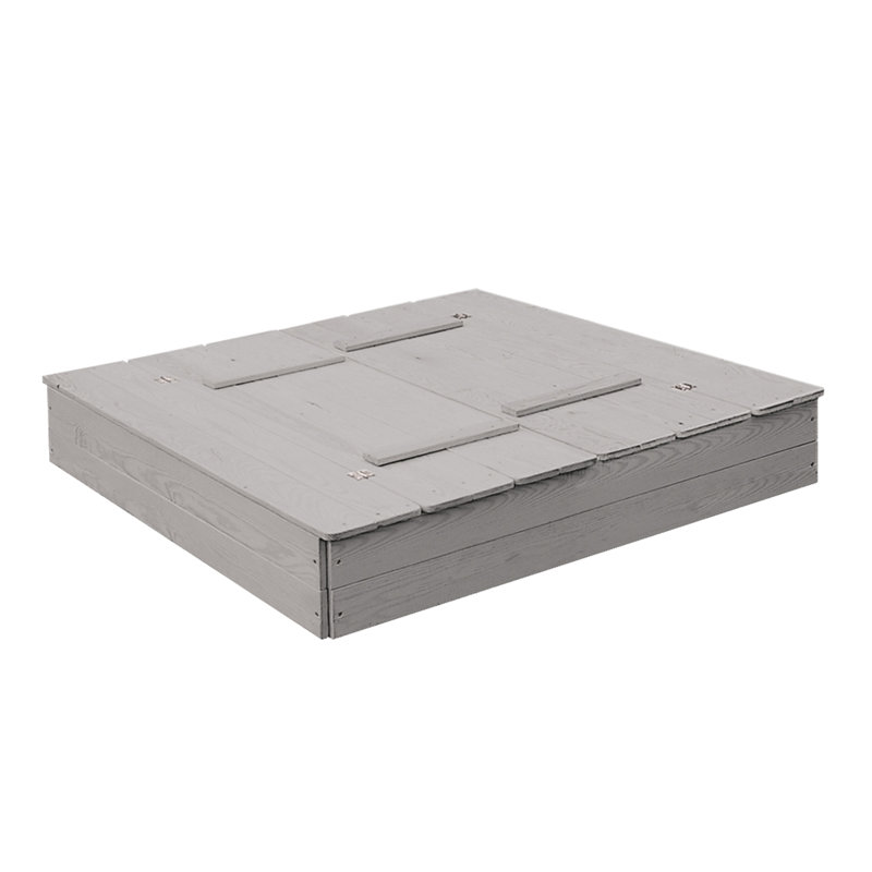 Sandbox, foldable bench, Gray