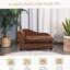 Ziva Pet Sofa, Dog Couch, Elevated Pet Bed for Small Dogs, with Hidden Storage, Soft Tufted Cushion,wood-809879043