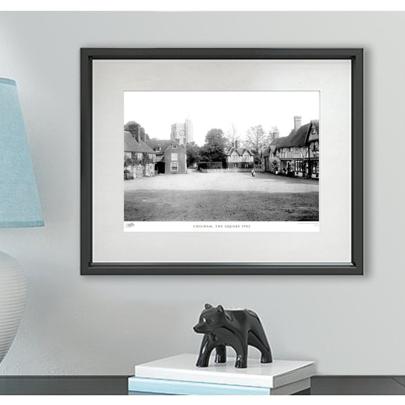 Chilham, The Square 1903 - Single Picture Frame Print, 28cm H x 36cm W x 2.3cm D