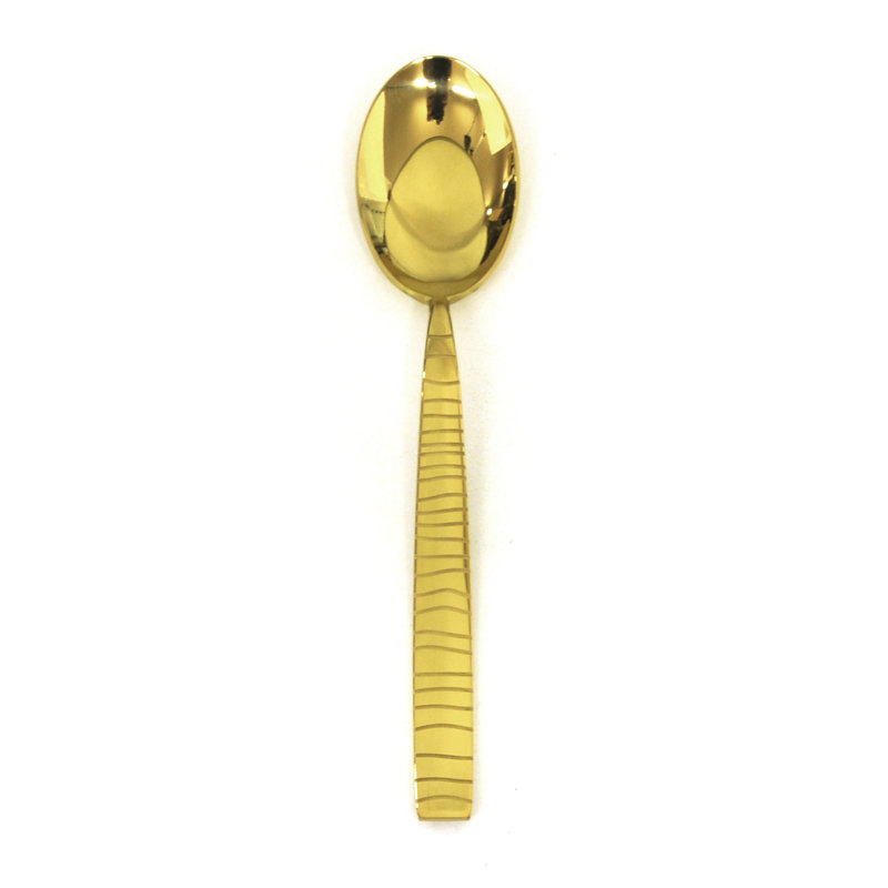 Tigre Dessert Spoon - 24 Pieces, Oro