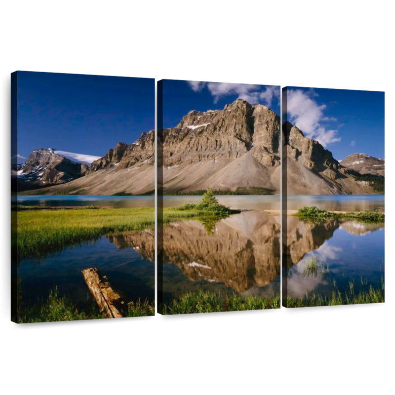 Rockies Lake Reflection, 20" H x 33" W