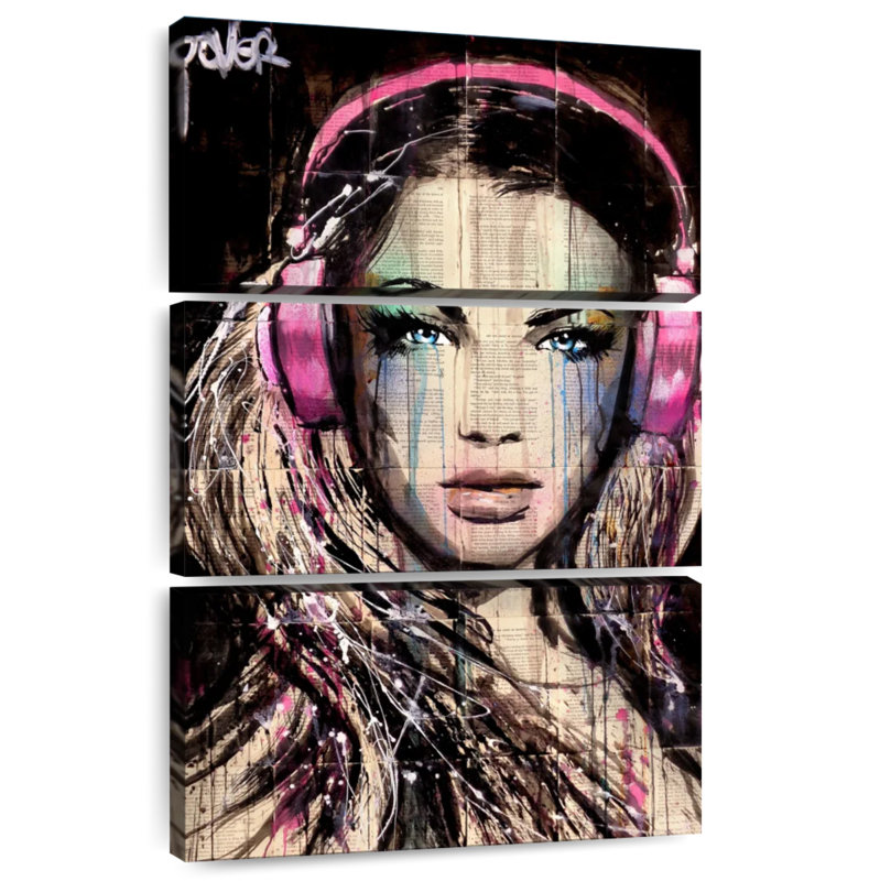 Leisha Lovely DJ, 32" H x 20" W
