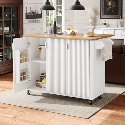 130 cm W Kitchen Island with Top