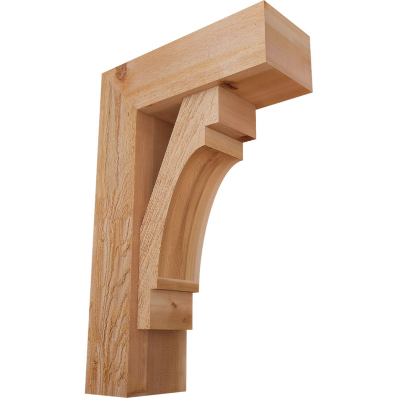 Support Merced Block avec support décalé, 34 x 22, Cèdre rouge occidental de l 8 po (scié brut)