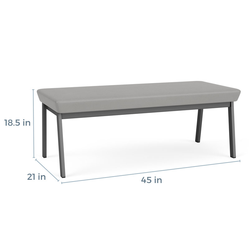 Banc en métal Newport, Noir, Noir Patriot Plus - nettoyez le vinyle avec un lin