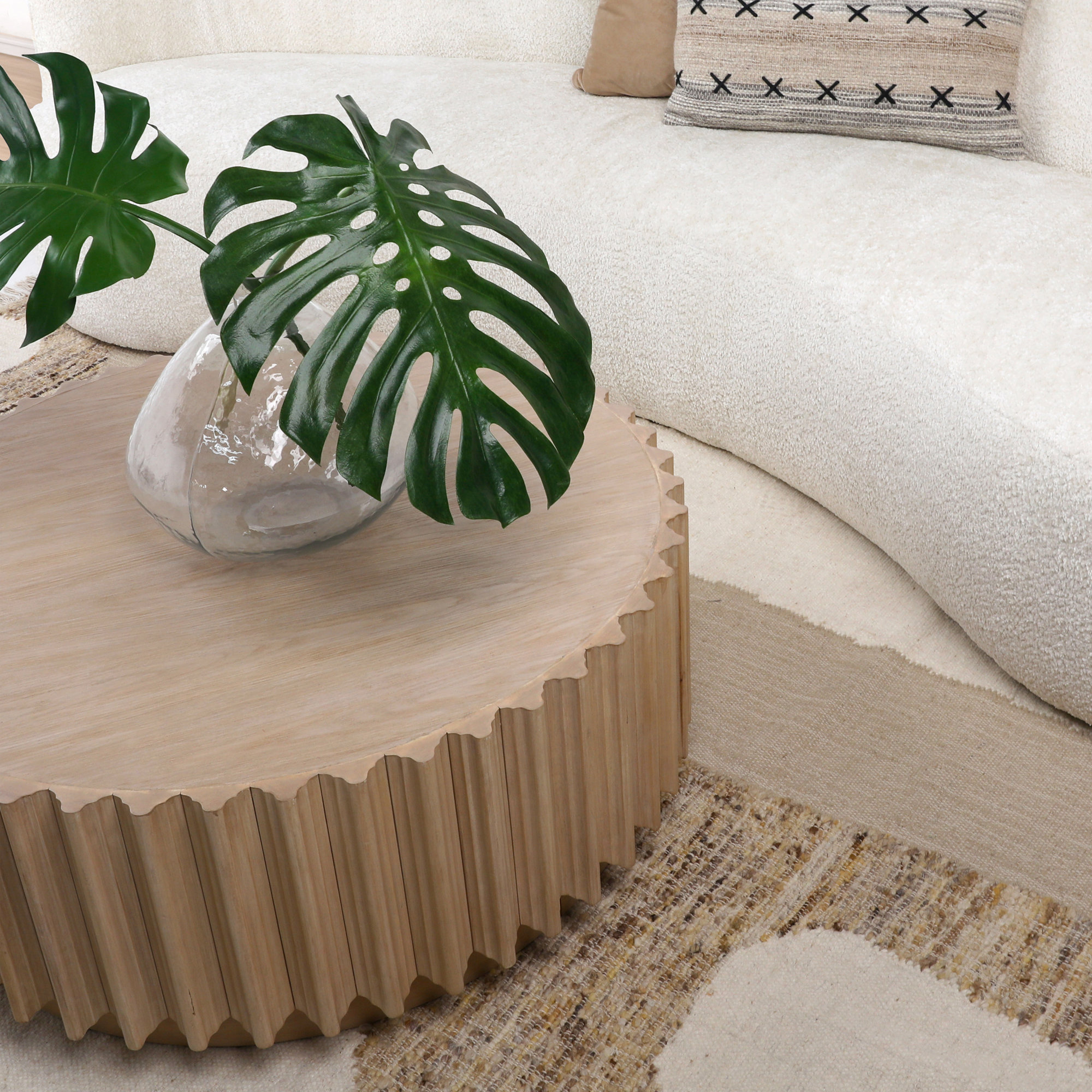 Melveen Solid Wood Single Coffee Table