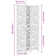 Celsa 110cm W 3 - Panel Solid Wood Folding Room Divider