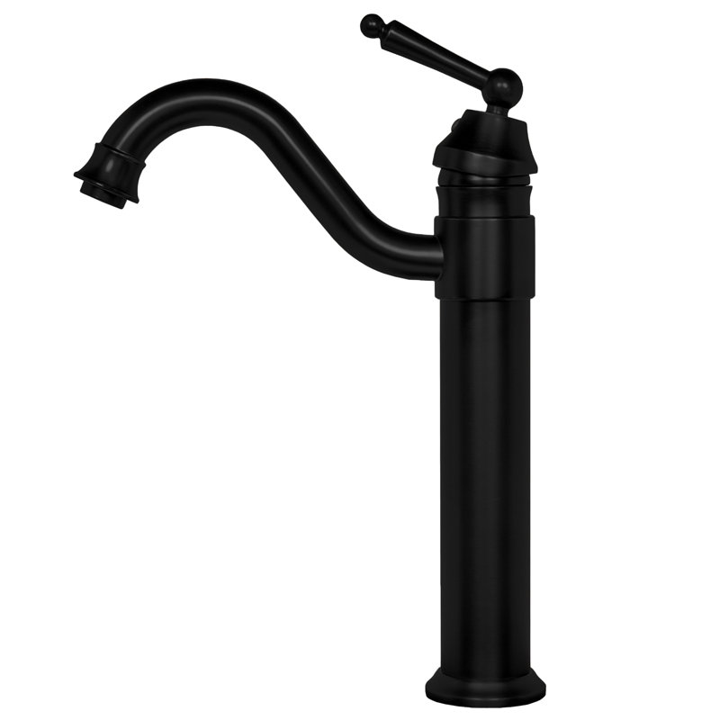 Vessel Sink Faucet Single-handle Bathroom Faucet, Matte Black