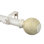 Steel Rod/Resin Finial Single Curtain Rod