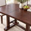 Ensemble de salle à manger extensible Cavressa 6 pièces, table de cuisine rectangulaire extensible de 150 à 195 cm avec rallonge amovible de 45 cm, 4 chaises rembourrées et banc-1256901751