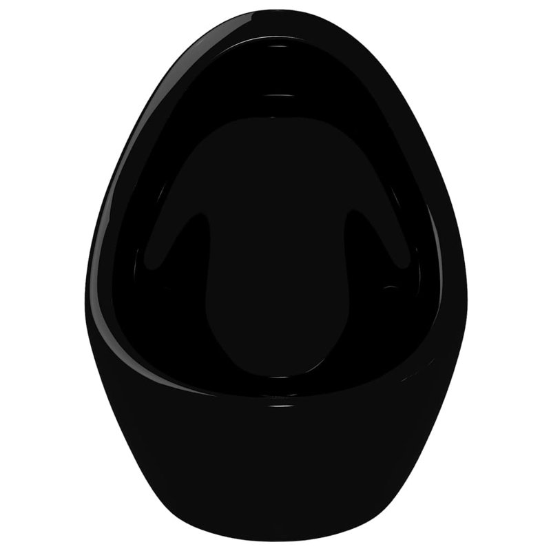 Jackman Ceramic Mounting / Installation Required Urinal, Black