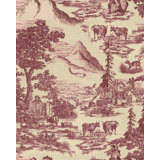 Tyrol Apres-Ski Home Toile Wallpaper Roll