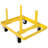 750Lbs Rolling Engine Stand,Adjustable Width And Length, With 2Pcs Buckle Straps,Yellow