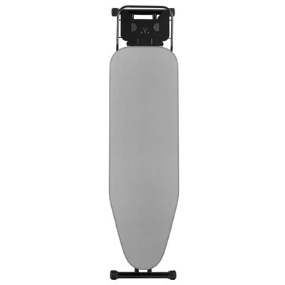 Ironing Board 13" x 43" with Extra Thick Heavy Duty Padded Cover, Adjustable Height, Heat Resistant and Scald Resistant Fabric, Non-Slip Feet, Extra Wide, Easily Folds