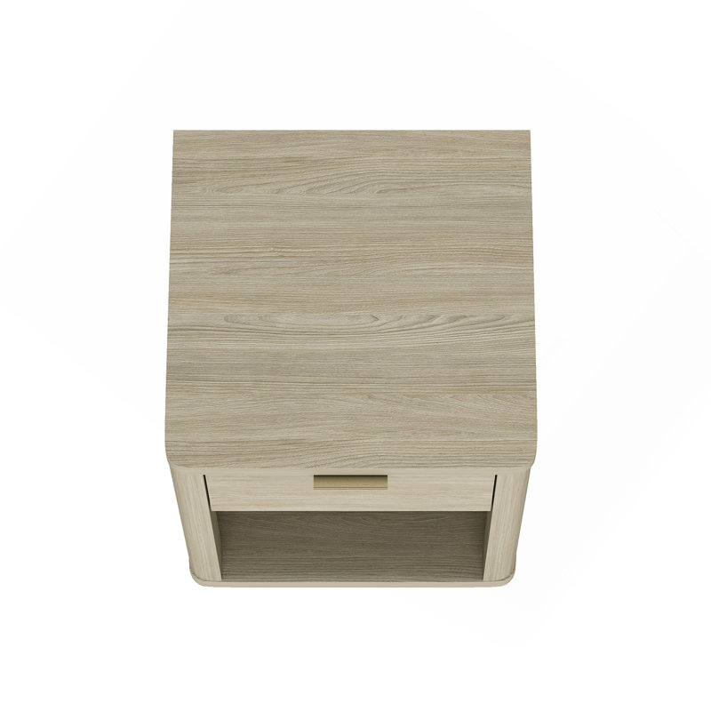 Table de chevet 20 po naturelle (1 tiroir), Naturel