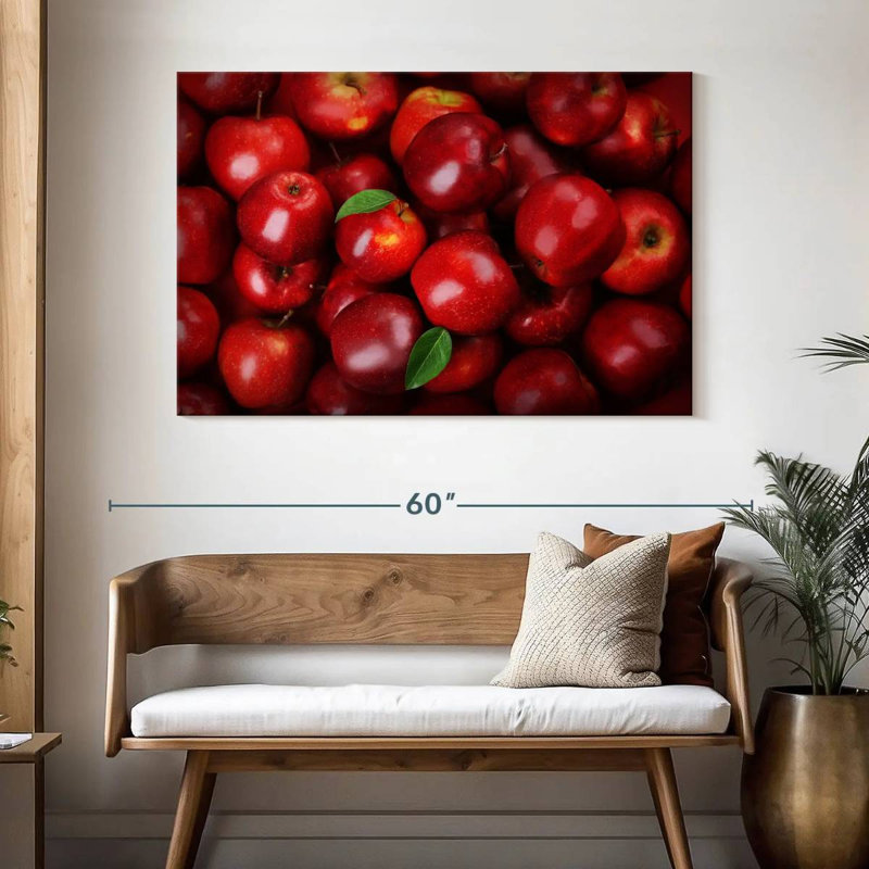 Pommes rouges fraîches Yarlin, H 32 po x l 48 po