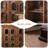 Modern Black Solid Wood Sideboard