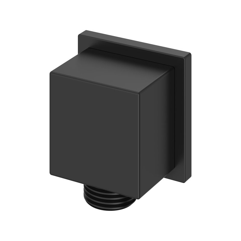 Alimentation murale carrée, Noir mat