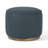 Acker 22" Wide Round Standard Ottoman-1521884363