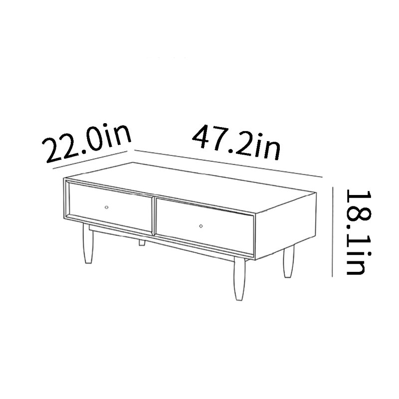 Table de bout en chêne rouge