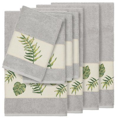 Zoe 8 Piece Turkish Cotton Towel Set
