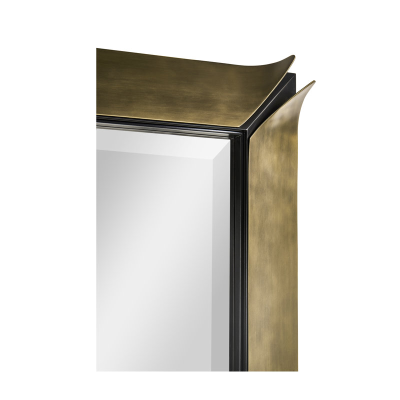JC Modern Rectangle Framed Wall Mirror