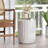 Charming Lightweight Concrete End Table With Stylish Design For Outdoor Spaces