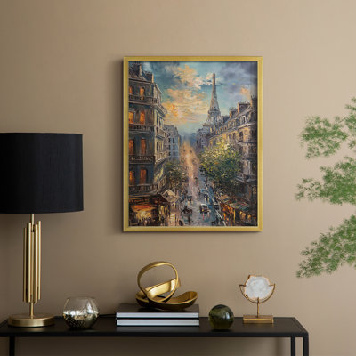 LANDSCAPES Series CECXCIV, reproduction encadrée - bois massif