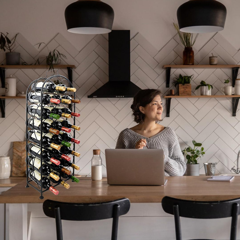 Blasa 23 Bottle Wine Bottle Rack Black