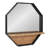 Stingley Metal Flat Mirror with Shelves-371376009