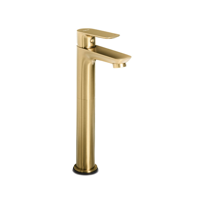 Tall Basin Mixer Tap Magner Brass Gold, Gold