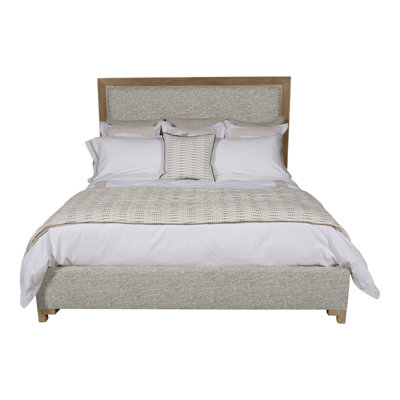 Louise/Lawrence King Upholstered Low Profile Panel Bed